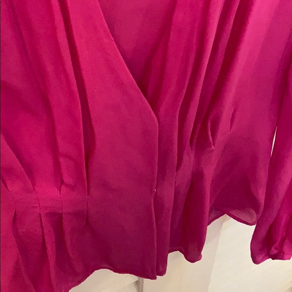 J.Crew Collection Lavender Purple Silk Button Top - Picture 2 of 9